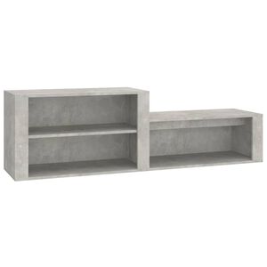 vidaXL Kenk&auml;kaappi betoninharmaa 150x35x45 cm tekninen puu