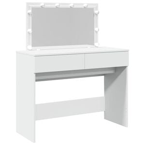 VidaXL Peilip&ouml;yt&auml; LED-valoilla valkoinen 100x40x120 cm