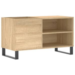 vidaXL LP-levyjen s&auml;ilytyskaappi Sonoma-tammi 85x38x48 cm puu