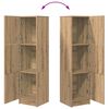 vidaXL Korkea kaappi Artisan tammi 31.5 x 32 x 122.5 cm