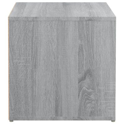 vidaXL Säilytyslaatikko harmaa Sonoma 40,5x40x40 cm tekninen puu