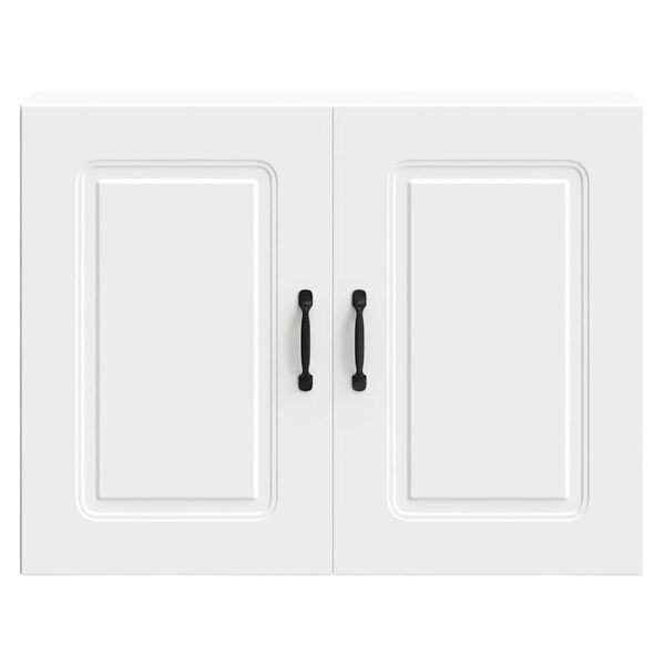 vidaXL Keitti&ouml;n sein&auml;kaappi Kalmar valkoinen tekninen puu