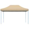 vidaXL Taitettava pop-up juhlateltta beige 440x292x315 cm