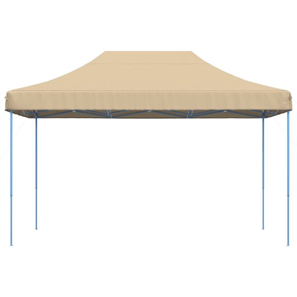 vidaXL Taitettava pop-up juhlateltta beige 440x292x315 cm