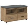 vidaXL Halli penkki Artisan Tammi 80 x 38 x 46 cm