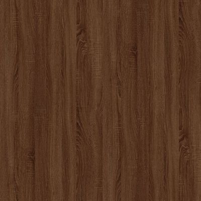 vidaXL Sohvapöytä ruskea tammi 50x50x35 cm tekninen puu