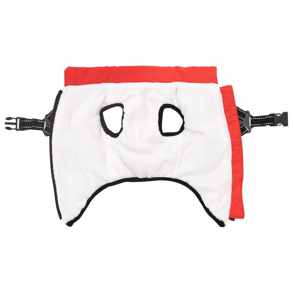 vidaXL Koiran Takki Punainen L36 Fleece ja polyesteri