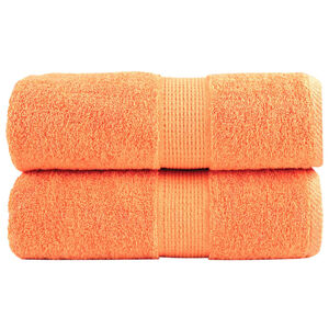 vidaXL Premium-pesupyyhkeet SOLUND 2 kpl oranssi 30x30 cm 600 gsm