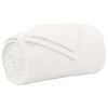 vidaXL Heittop&auml;&auml;llys 6 pcs Valkoinen 5FT King Size Fleese