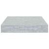 vidaXL Kelluvat sein&auml;hyllyt 4 kpl betoninharmaa 23x23,5x3,8 cm MDF