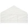 vidaXL Huvimaja katolla valkoinen 5,88x2,23x3,75 m polyeteeni