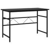 vidaXL Tietokonep&ouml;yt&auml; musta 105x55x72 cm MDF/metalli