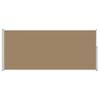 vidaXL K&auml;yt&auml;v&auml;verho 220 x 600 cm Polyesteri Suorakaide Taupe