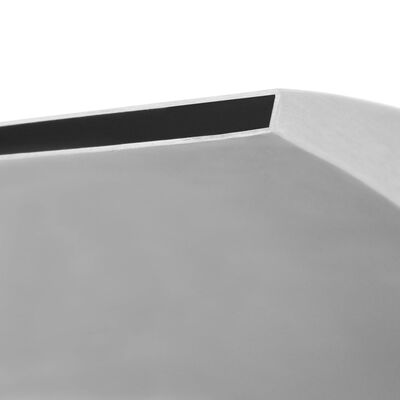 vidaXL Uima-altaan suihkulähde Ruostumaton teräs 64x30x52 cm Hopea