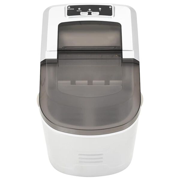 vidaXL Jääpalakone 2,4 l 15 kg/24 t hopea