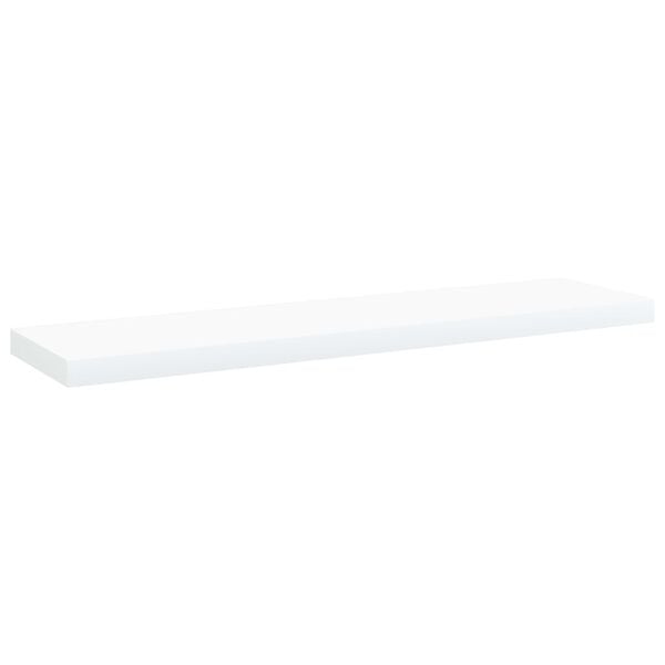 vidaXL Kirjahyllytasot 8 kpl valkoinen 40x10x1,5 cm tekninen puu