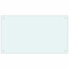 vidaXL Keitti&ouml;n suojapaneeli 2 pcs Valkoinen 100 x 60 cm
