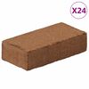 vidaXL Kookoskuitubriketit 24 kpl 650 g kpl yhteens&auml; 15,6 kg