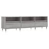 vidaXL TV-taso harmaa Sonoma 150x30x44,5 cm tekninen puu