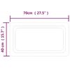 vidaXL Kylpyhuoneen LED-peili 70x40 cm