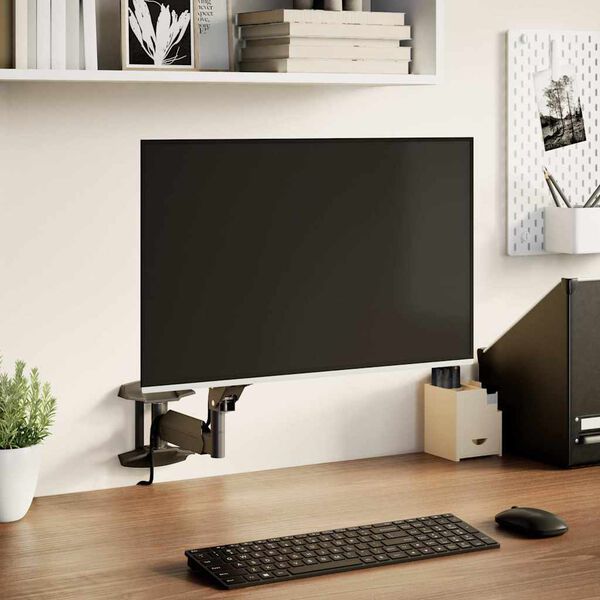 vidaXL näytön seinäteline Max 27 tuuman näytölle kaasujouselle 10 kg