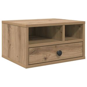 vidaXL Tulostinpidike Artisan tammi 40 x 32 x 24 cm Tekninen puu
