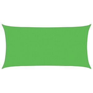 vidaXL Aurinkopurje 160 g/m&sup2; vaaleanvihre&auml; 2x3,5 m HDPE