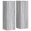vidaXL Kasvitelineet 2 kpl harmaa Sonoma 33x33x100 cm tekninen puu