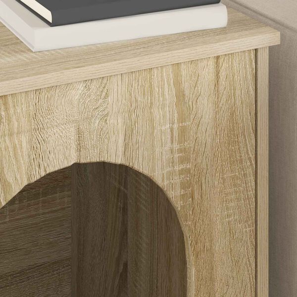 vidaXL Kissatalo Sonoma 53 x 52 x 62 cm Tekninen puu