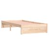 vidaXL Sängynrunko täysi puu 90x200 cm
