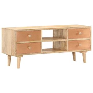 vidaXL TV-taso 110x30x45 cm t&auml;ysi mangopuu