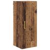 vidaXL Korkea kaappi 2 pcs Vanha Puu Tekninen puu