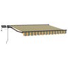 vidaXL Manuaalinen markiisin runko LED-valoilla 3 x 2,5 m