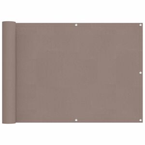 vidaXL Parvekkeen Verho 75 x 200 cm PU-pinnoitettu Oxford alu