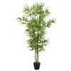 vidaXL Tekokasvi bambupuu 828 lehte&auml; 150 cm vihre&auml;