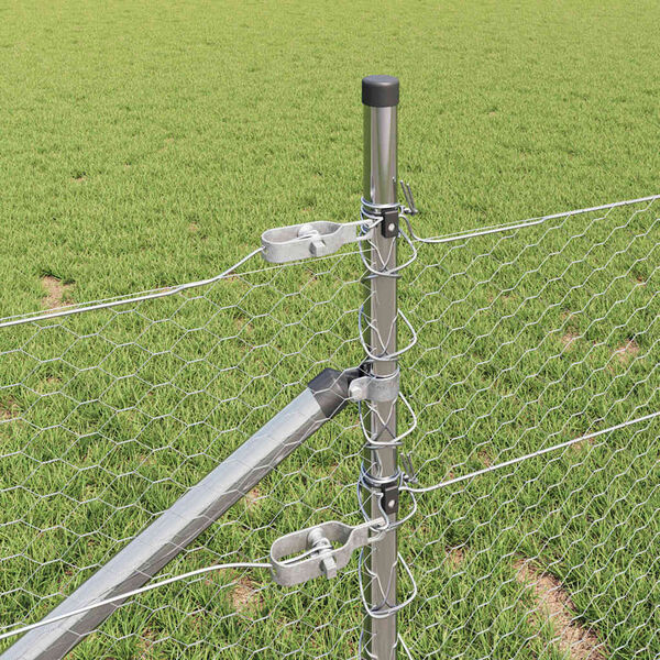 vidaXL Aitalatu Hopea 25 x 0,4 m (25 mm verkko) Ter&auml;s