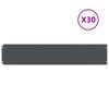vidaXL Nurmireunus 30 kpl 20 x 103 cm Ter&auml;s Antrasiitti