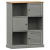 vidaXL Kirjahylly VIGO harmaa 90x35x114,5 cm t&auml;ysi m&auml;nty