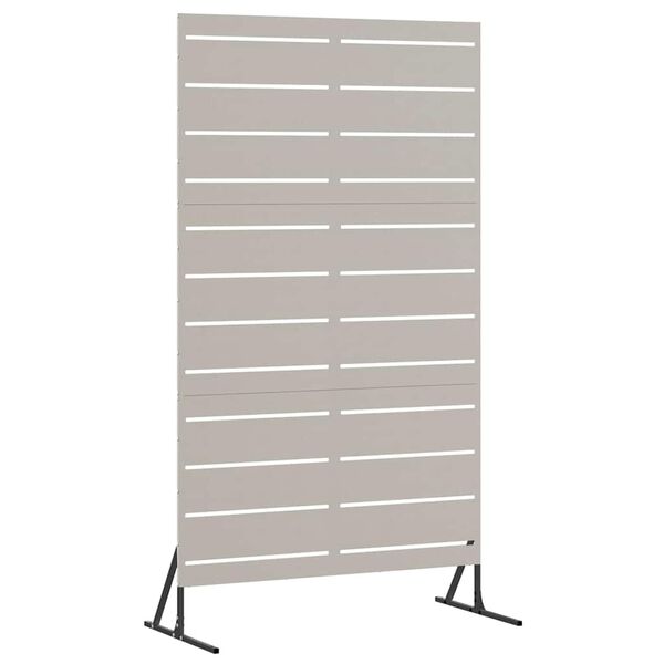 vidaXL Yksityisyysn&auml;ytt&ouml; Harmaa 100 x 50 x 180 cm Kulunut Ter&auml;s