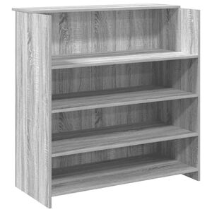 vidaXL Vastaanottop&ouml;yt&auml; harmaa sonoma 100x50x103,5 cm suunniteltu puu