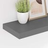 vidaXL Kelluvat sein&auml;hyllyt 4kpl kork.kiilto harmaa 60x23,5x3,8cm MDF