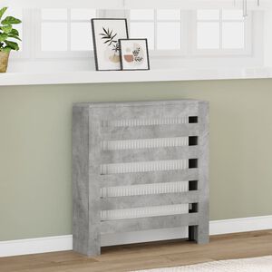 vidaXL L&auml;mp&ouml;patterin suoja betoninharmaa 78x20x82 cm tekninen puu