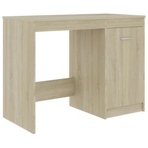 vidaXL Ty&ouml;p&ouml;yt&auml; Sonoma-tammi 100x50x76 cm tekninen puu