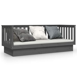 vidaXL Sohvas&auml;nky harmaa 75x190 cm t&auml;ysi m&auml;nty