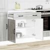 vidaXL Keitti&ouml;n pohjakaappi Kalmar harmaa sonoma suunniteltu puu