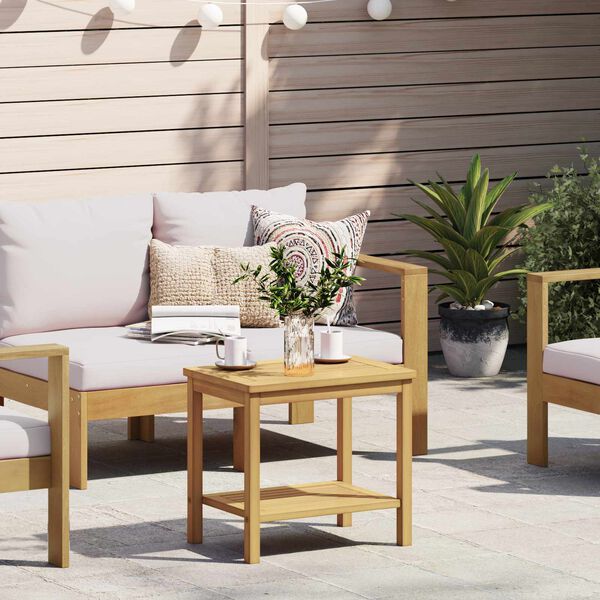 vidaXL Sivup&ouml;yt&auml; &Ouml;ljyinen luonnollinen 50 x 35 x 45 cm Tihe&auml; akasiapuu