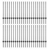 vidaXL Aitalatu 44 pcs Harmaa 120 cm Ter&auml;s