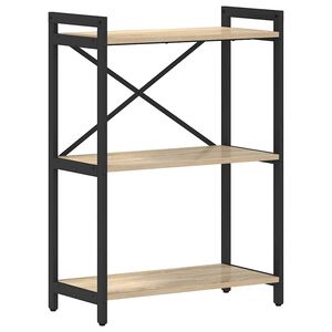 vidaXL Kirjahylly 60 x 30 x 85 cm Tekninen puu Sonoman tammi