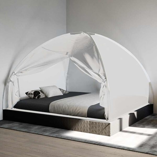 vidaXL Hyttysverkko Mongolia ovilla 220 verkko valk. 200x180x135 cm