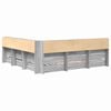 vidaXL Kirjahylly S&auml;nky Harmaa sonoma 6FT Super King Size Tekninen puu